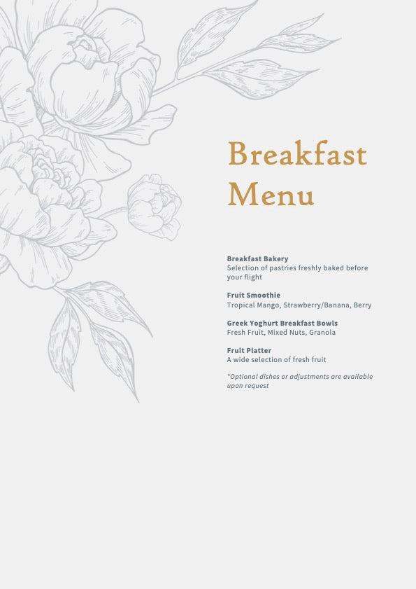Jet Menu Printable Menu – Jet Set Bites